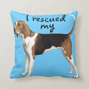 Rescue Treeing Walker Coonhound Cushion