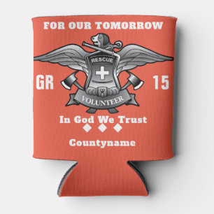 Rescue Volunteer Can Cooler