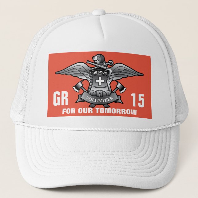 Rescue Volunteer Trucker Hat (Front)