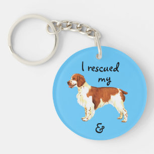 Rescue Welsh Springer Spaniel Key Ring