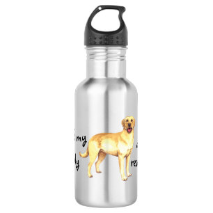 Rescue Yellow Lab 532 Ml Water Bottle
