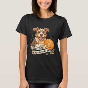 Rescued Is My Favorite Breed Dog Cat Pet Adoption  T-Shirt