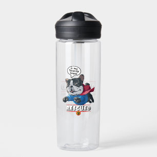Rescued is my favourite breed   20oz Water Bottle