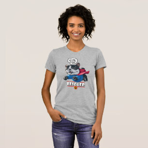 Rescued is my favourite breed Women Slim Fit T-Shirt