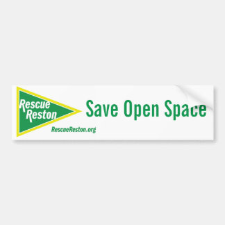 RescueReston Bumper Sticker - Save Open Space