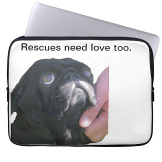 Rescues need love too. (Laptop cover 13-inch)