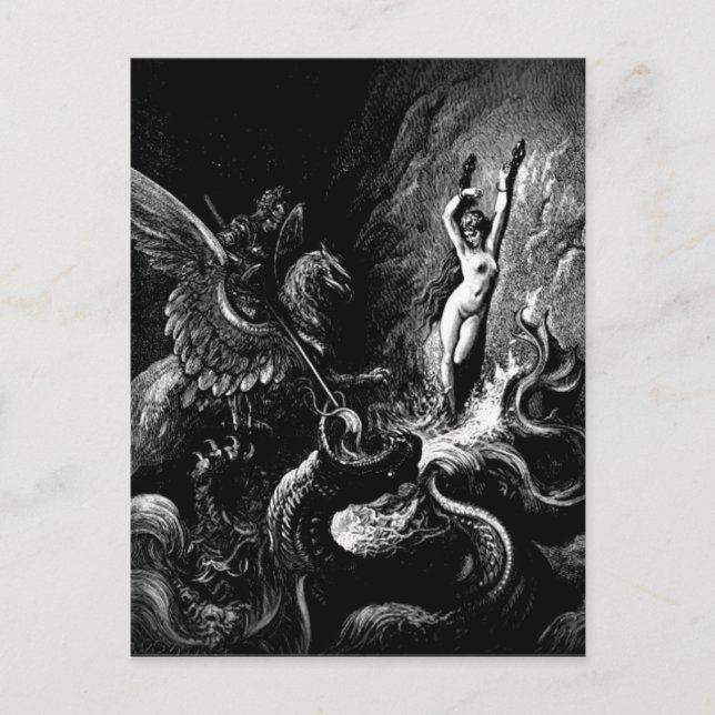 Rescuing Angelica postcard (Front)