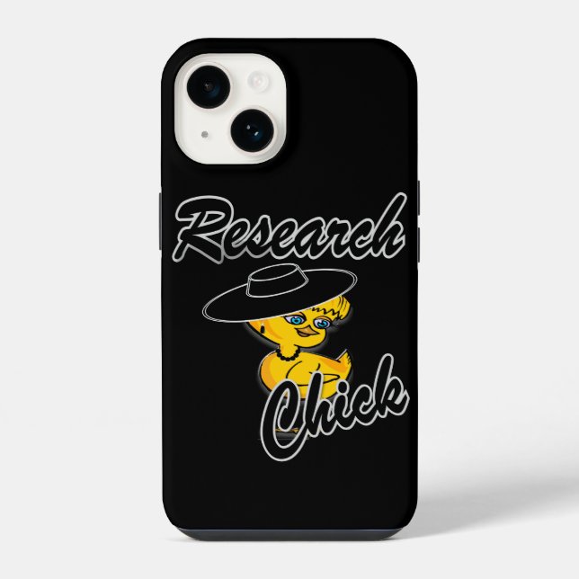 Research Chick #4 iPhone Case (Back)