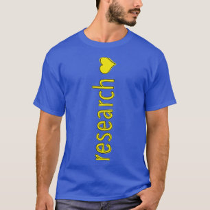 Research Heart Yellow 1 T-Shirt