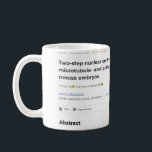 Research Paper Publication on Coffee Mug Gift<br><div class="desc">Did you or someone special just publish a science paper? This customizable coffee mug will make that sense of accomplishment last forever. Get this meaningful gift for yourself, fellow PhD students, friends, and colleagues. Show your appreciation for their support with a unique and funny gift that they'll love and cherish...</div>