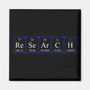 Research periodic table name magnet