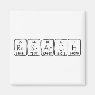 Research periodic table name magnet
