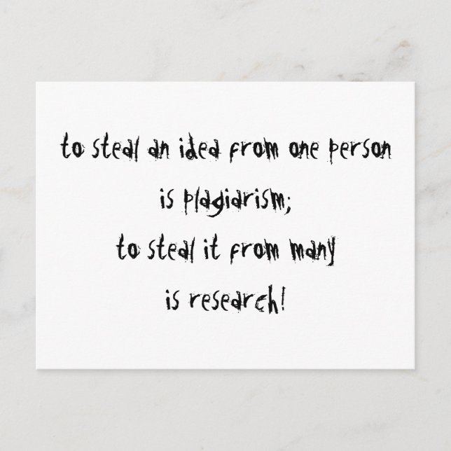 Research Postcard (Front)