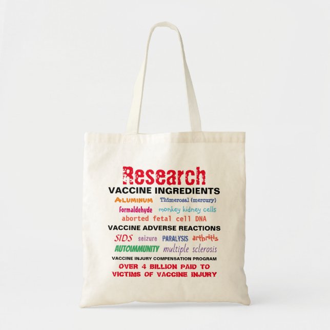 Research Vaccines Tote Bag (Front)