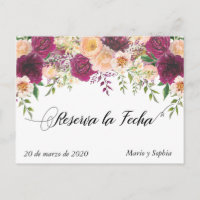 Reserva La Fecha Save The Date La Flor Peach
