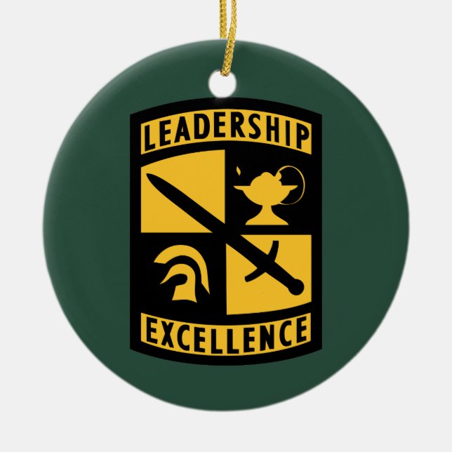 Reserve Officers' Training Corps Ceramic Tree Decoration (Front)