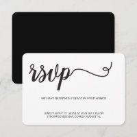 Reserved 2 seats in you honour Custom Email Text