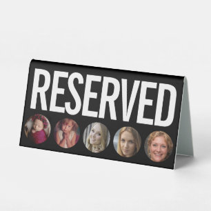 Reserved 50th Birthday black white pink five photo