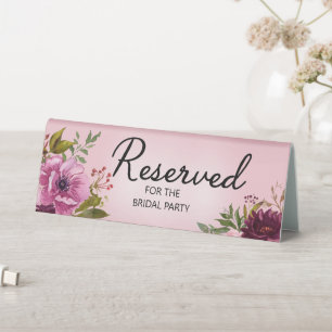 Reserved Bridal Party Pink Purple Floral