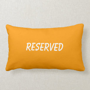 Reserved Cushion / Pillow in Orange
