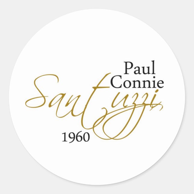 reserved for Lisa Classic Round Sticker (Front)