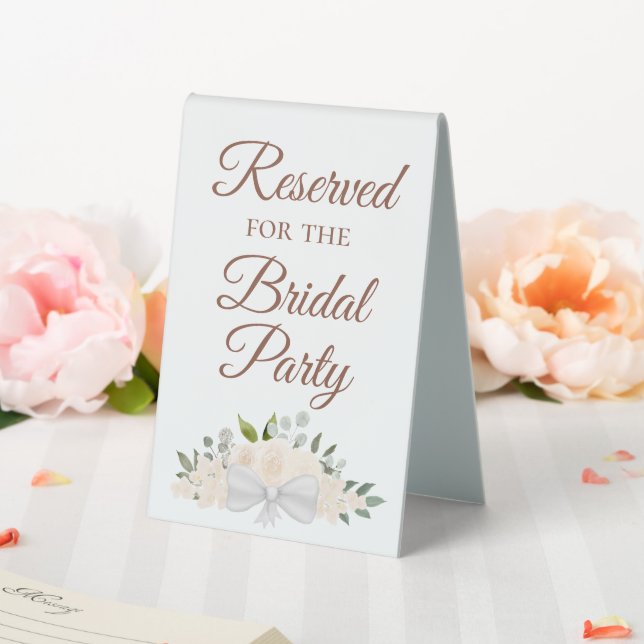 Reserved for the Bridal Party Blush Peach Floral (In SItu (Wedding))