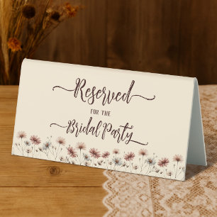 Reserved for the Bridal Party Boho Wildflowers