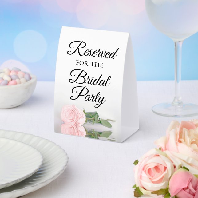 Reserved for the Bridal Party Elegant Pink Rose (Insitu(Wedding))