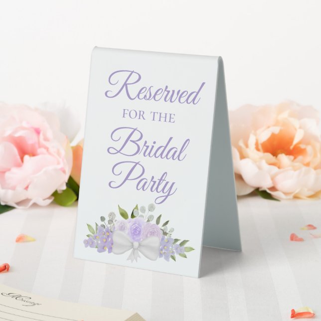 Reserved for the Bridal Party Lavender Boho Floral (In SItu (Wedding))
