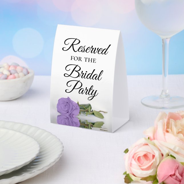 Reserved for the Bridal Party Lavender Purple Rose (Insitu(Wedding))