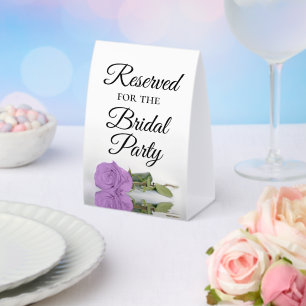 Reserved for the Bridal Party Lilac Purple Rose