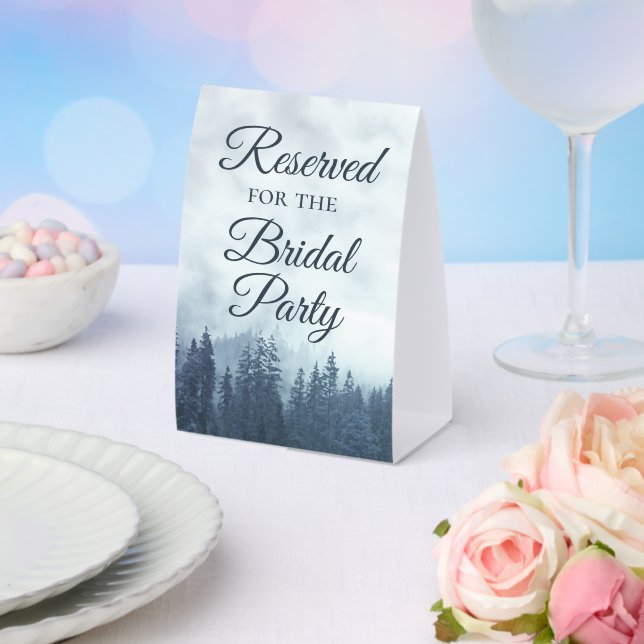 Reserved for the Bridal Party Misty Blue Pines (Insitu(Wedding))