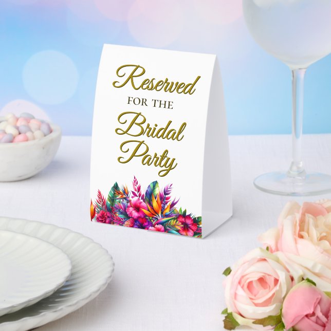 Reserved for the Bridal Party Tropical Garden (Insitu(Wedding))