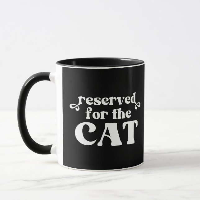 Reserved For The Cat Mug (Left)