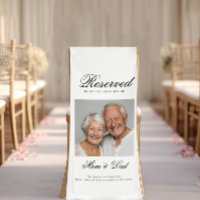 Reserved Seat - Photo Memorial Wedding