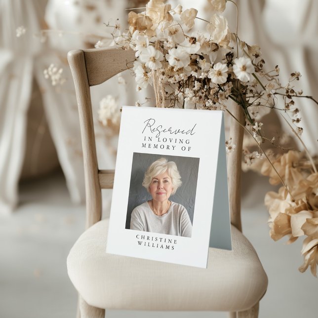 Reserved Seat, Photo, Wedding, Memorial Elegant,  (Creator Uploaded)