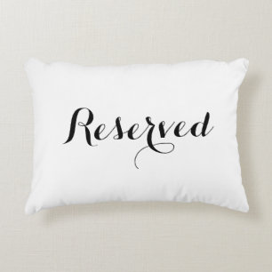 Reserved seating pillow cushions