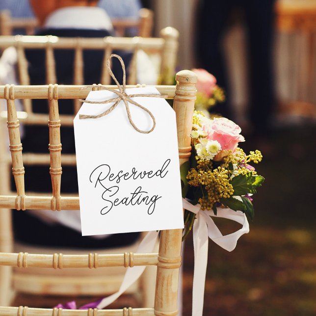Reserved Seating Wedding Large Tag (Creator Uploaded)