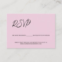Reserved seats for you pink template budget