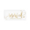 Reserved Sign to Hang on Wedding Chairs -Gold Foil