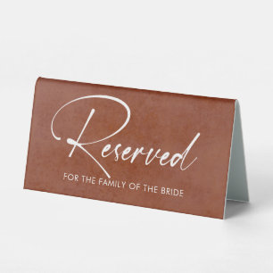 Reserved Sign - Wedding - Party - Business  