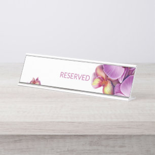 Reserved Tabletop Sign