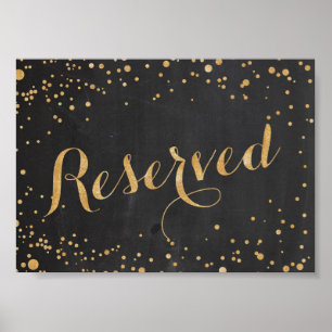 Reserved Wedding Sign