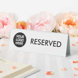 Reserved   White Logo Restaurant Table Reservation