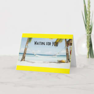 **RESERVING THIS HAMMOCK** HEY YOU'RE RETIRED CARD