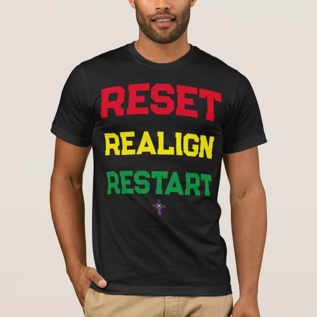 Reset Realign Restart HPM 2024  T-Shirt (Front)