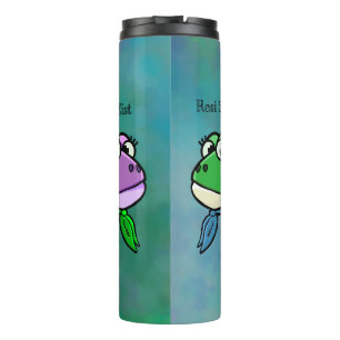 Resi, Prote & Ree Frogs Together Strong Thermal Tumbler