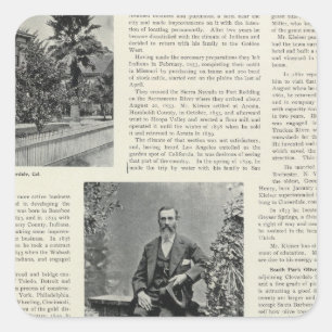 Residence and Orchard in California Square Sticker