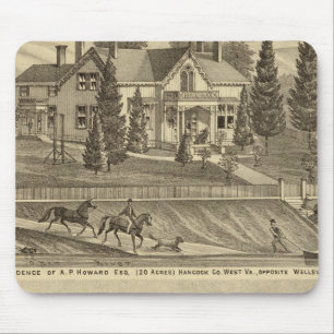 Residence of AP Howard Hancock Mouse Pad