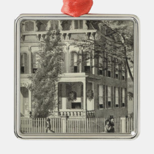 Residence of Dr Charles Hubbard Metal Tree Decoration